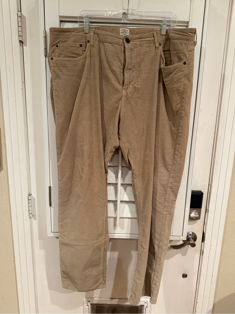 Faherty Men's Tan Corduroy Pants